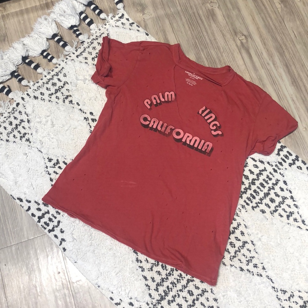 AE | Palm Springs cut out tee